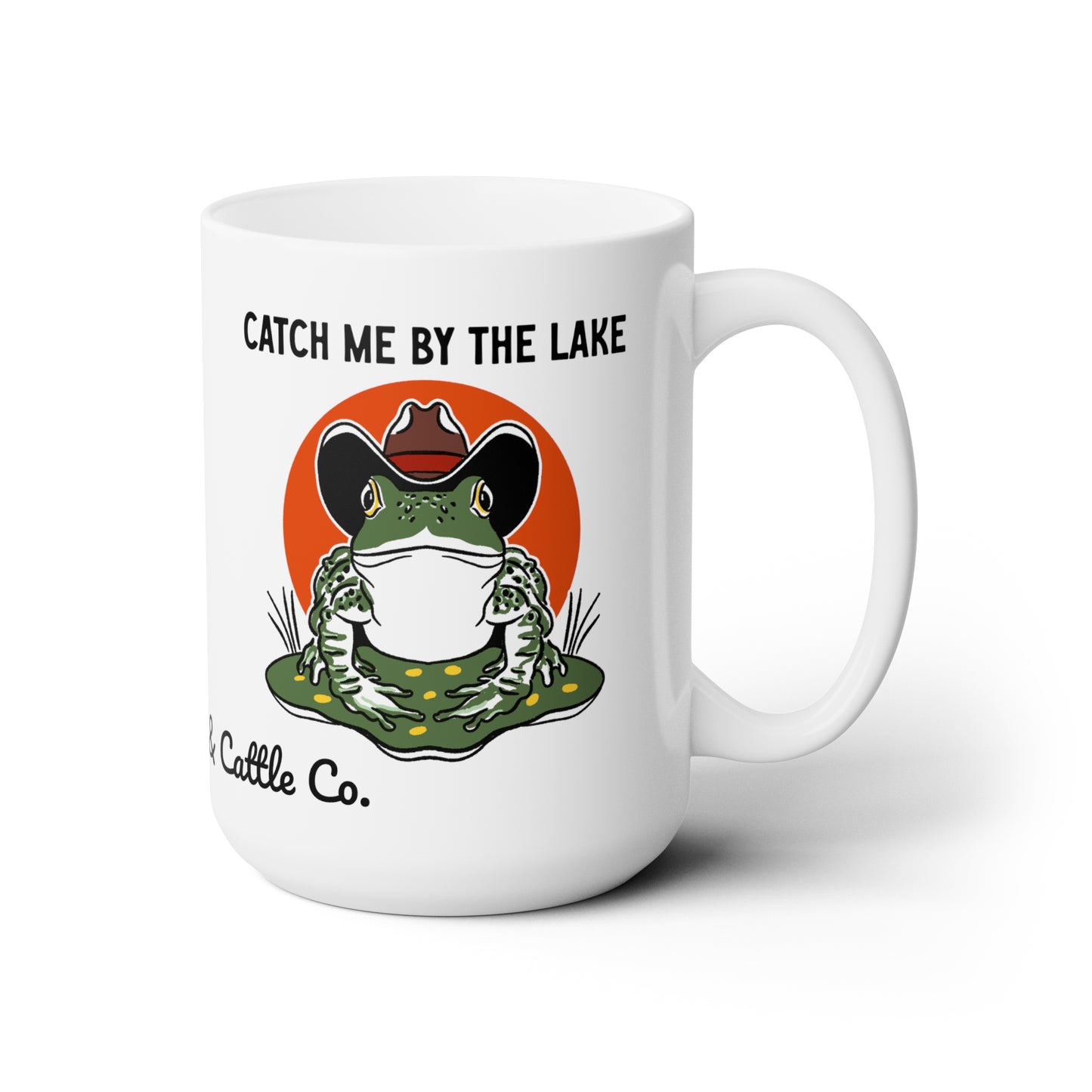 "Catch Me by the Lake" Ceramic Mug 15oz