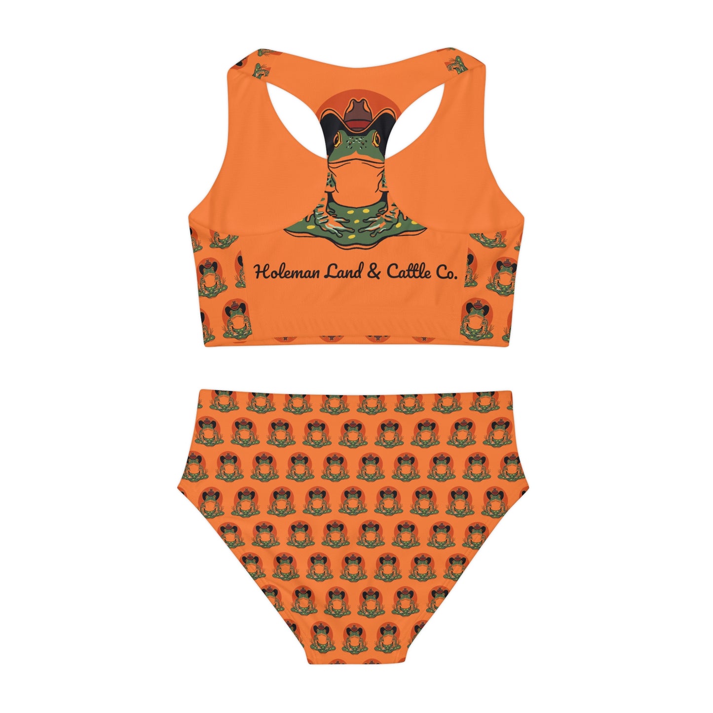 "Froggy" Girls Two Piece Swimsuit