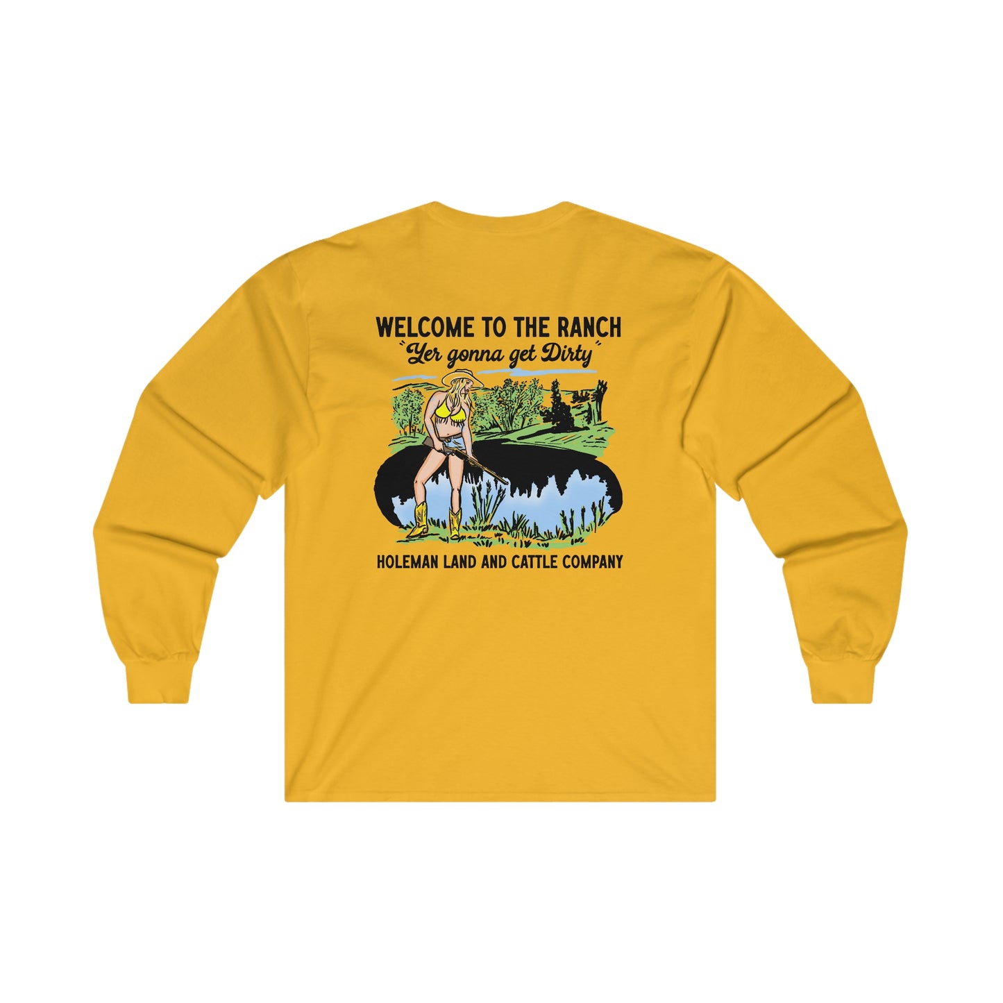 "Welcome to the Ranch" Long Sleeve Tee