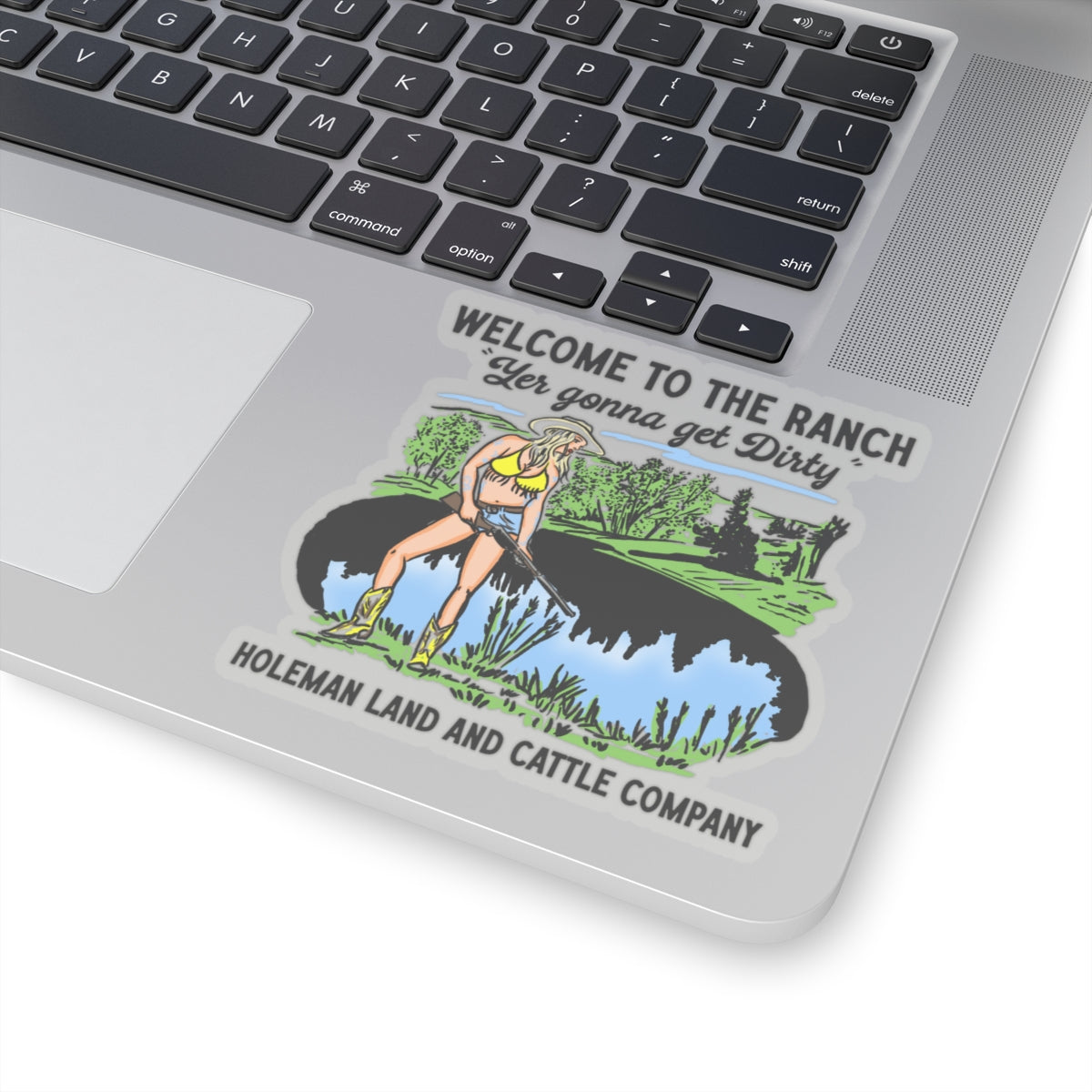 Die-Cut "Welcome to the Ranch" Stickers