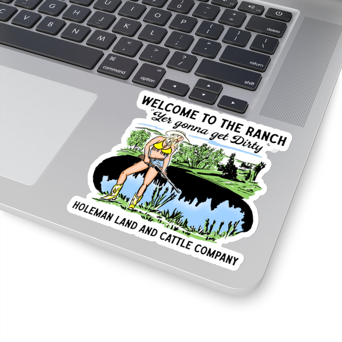 Die-Cut "Welcome to the Ranch" Stickers