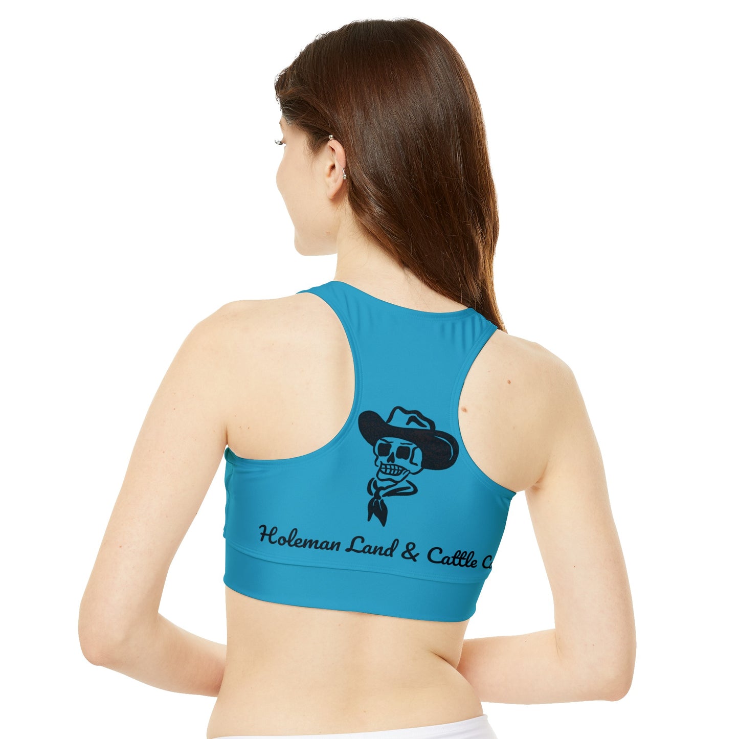 "Giddy Up" High Neck Crop Bikini Top