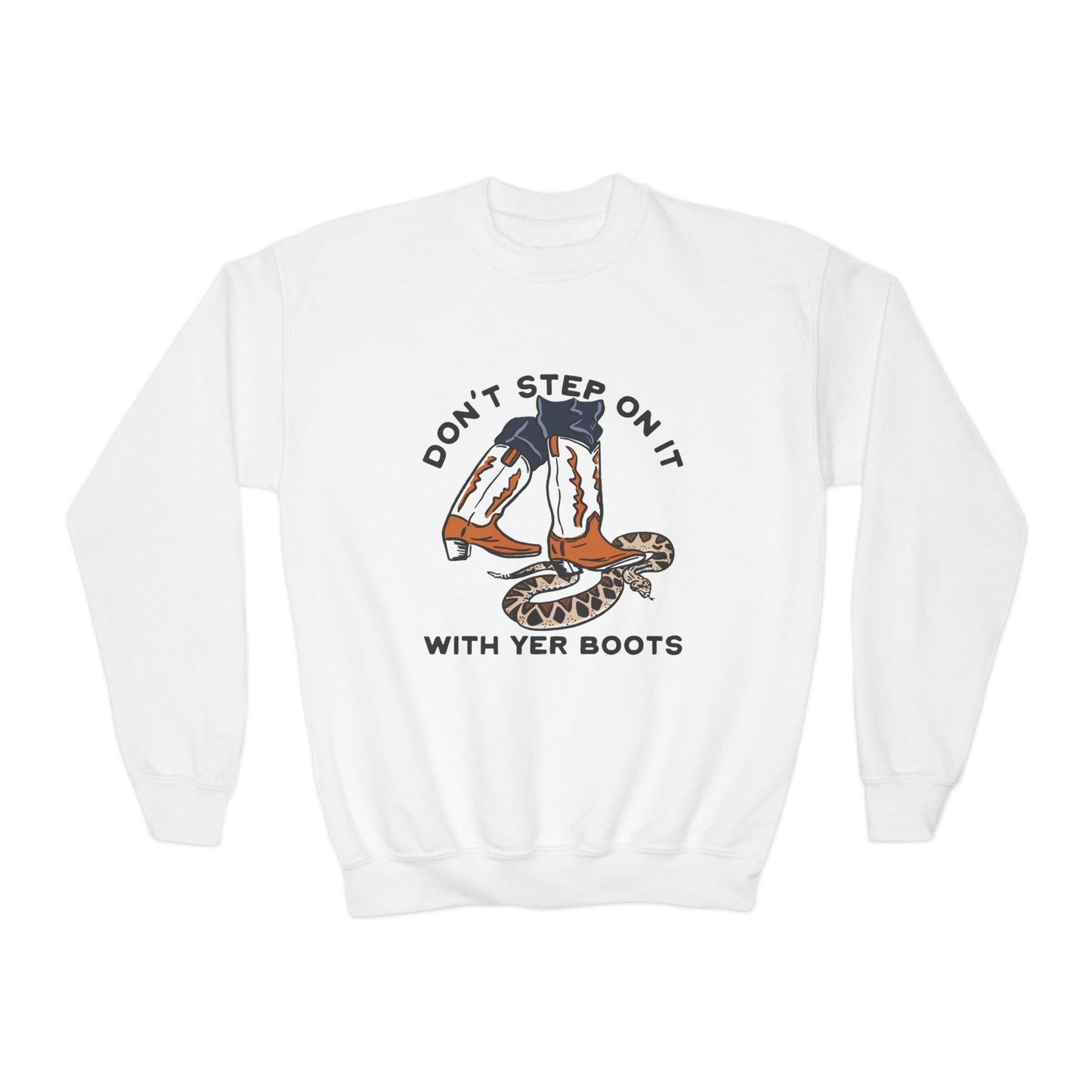 Youth "Rattlesnake" Crewneck Sweatshirt