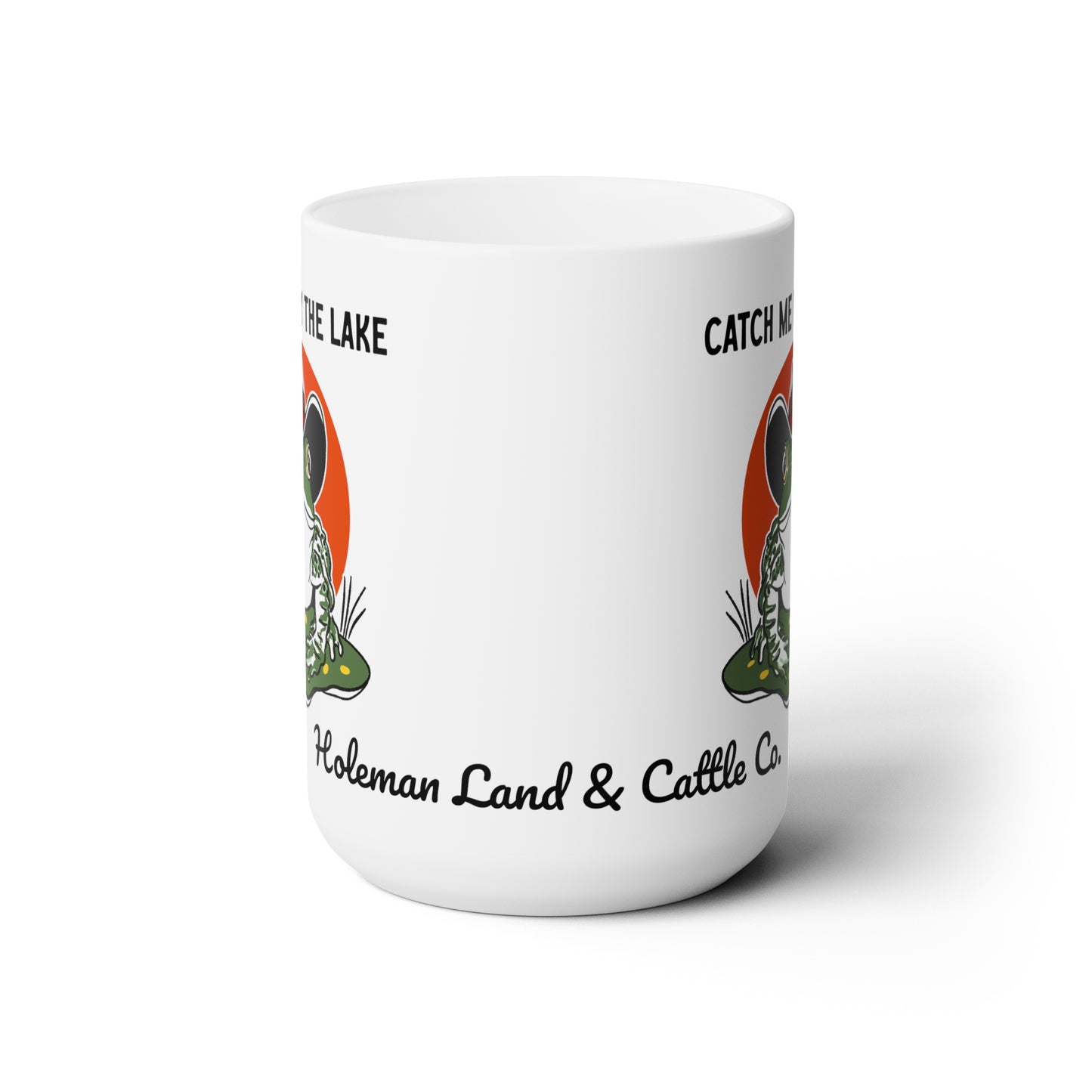 "Catch Me by the Lake" Ceramic Mug 15oz