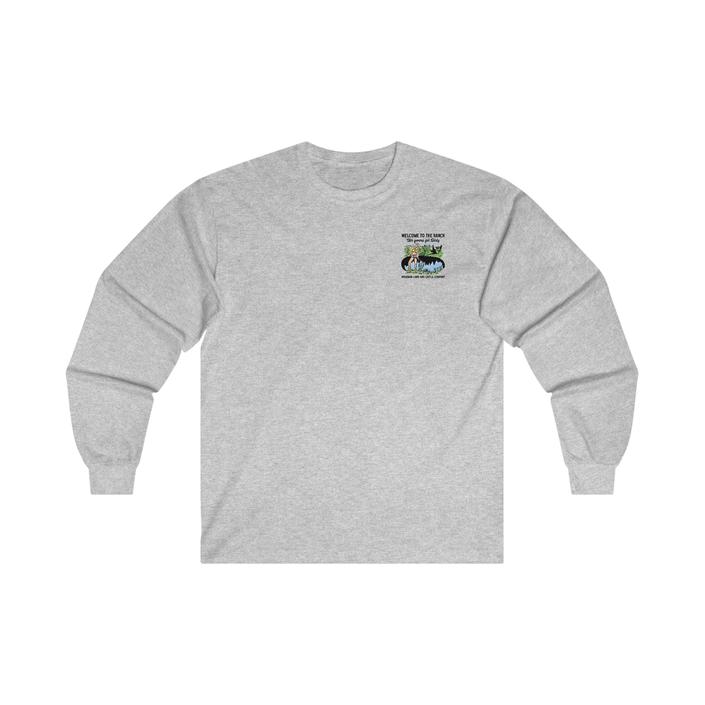 "Welcome to the Ranch" Long Sleeve Tee