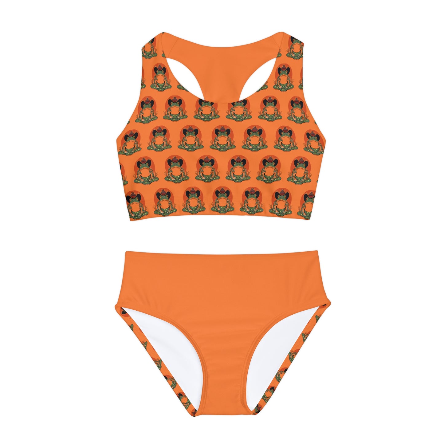 "Froggy" Girls Two Piece Swimsuit