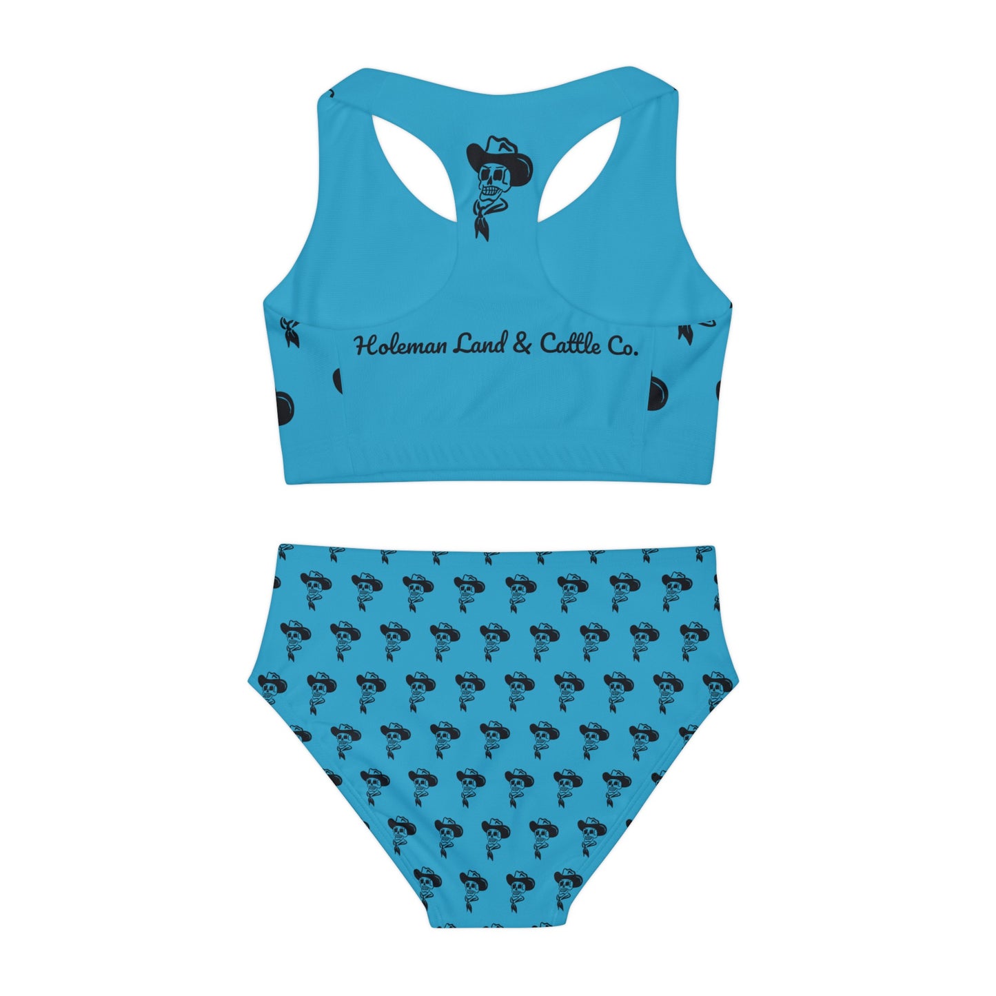 Blue Youth "Cowby Skull" Two Piece Swimsuit